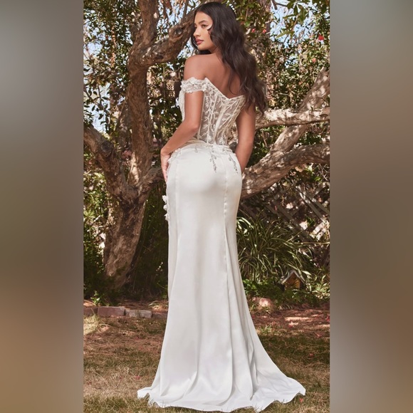 BRAND NEW WEDDING/WHITE/EVENING DRESS - Picture 3 of 7